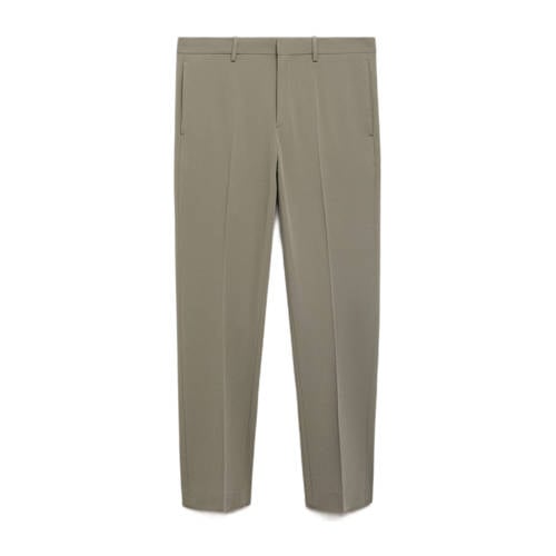Mango Man slim pantalon grijsgroen afbeelding