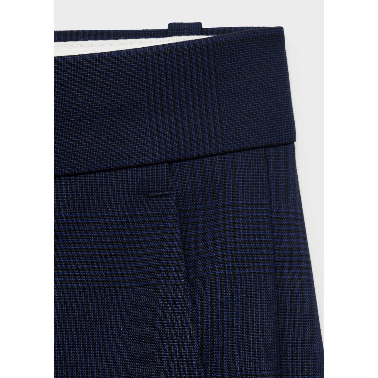 Mango Man slim pantalon donkerblauw