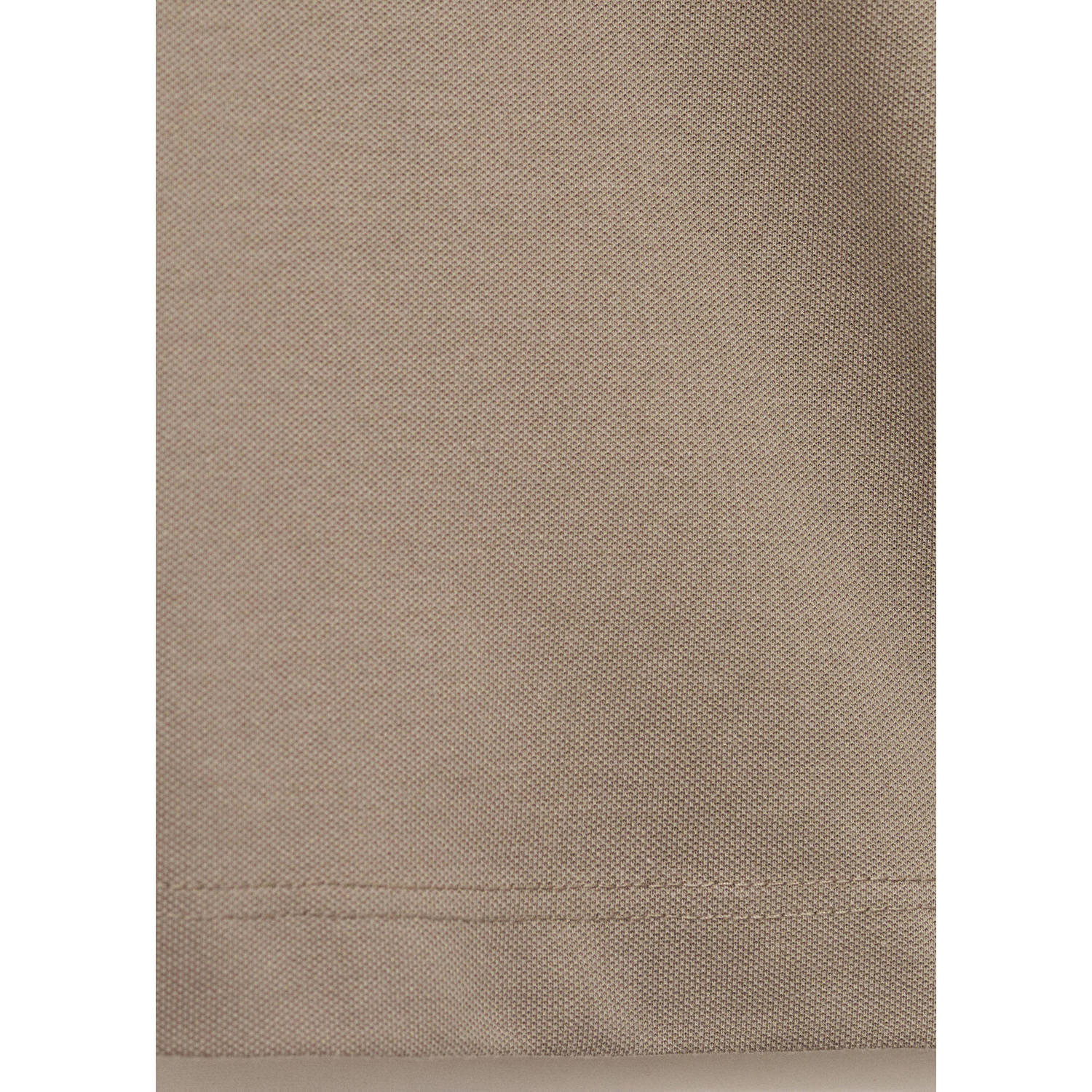 Mango Man slim polo bruin