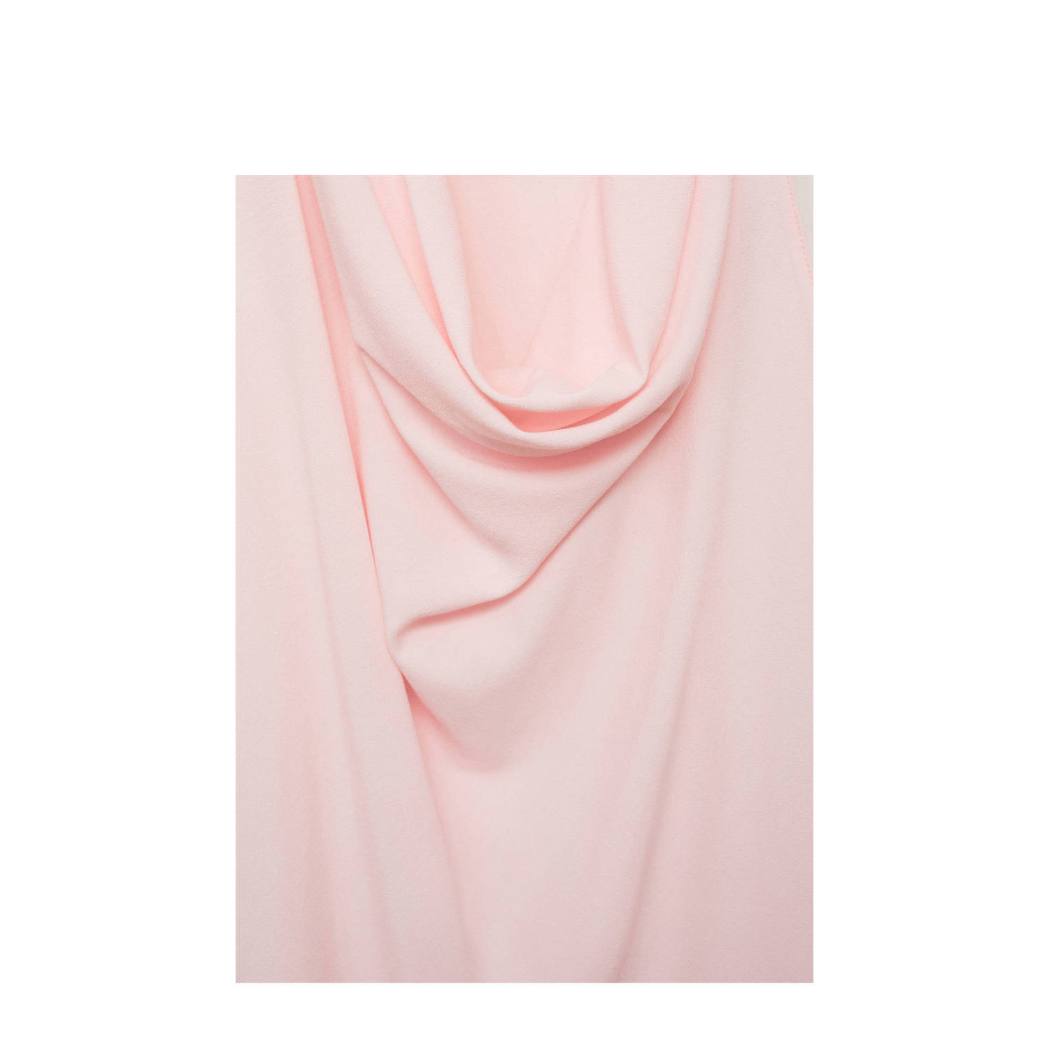 Mango mouwloze top lichtroze