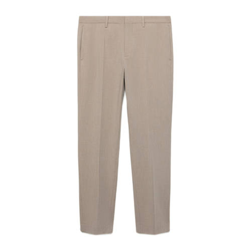 Mango Man slim pantalon beige afbeelding