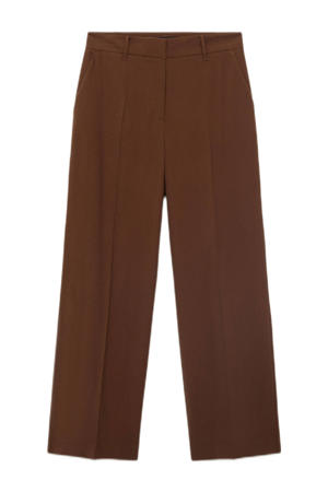 straight regular waist pantalon