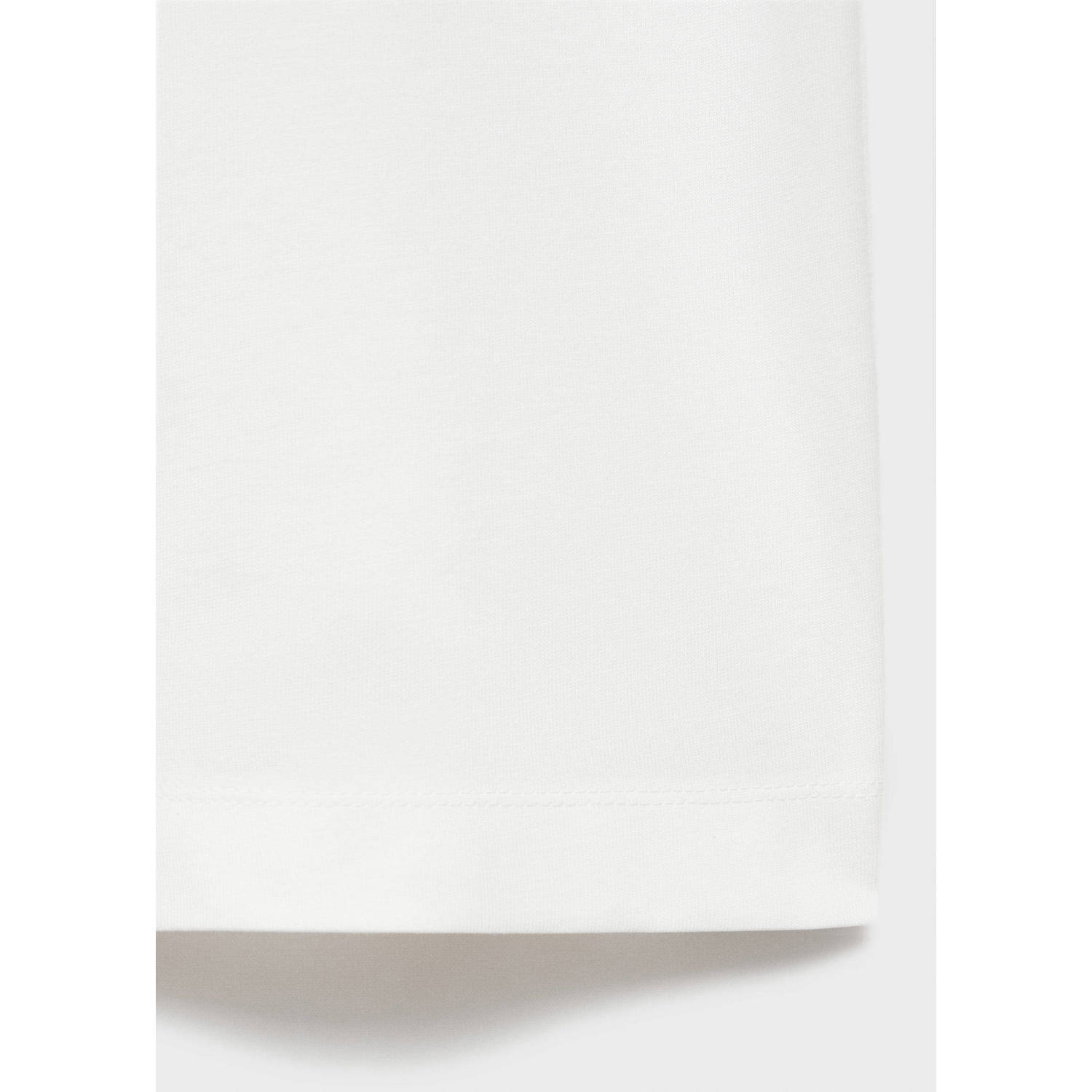 Mango Man T-shirt wit