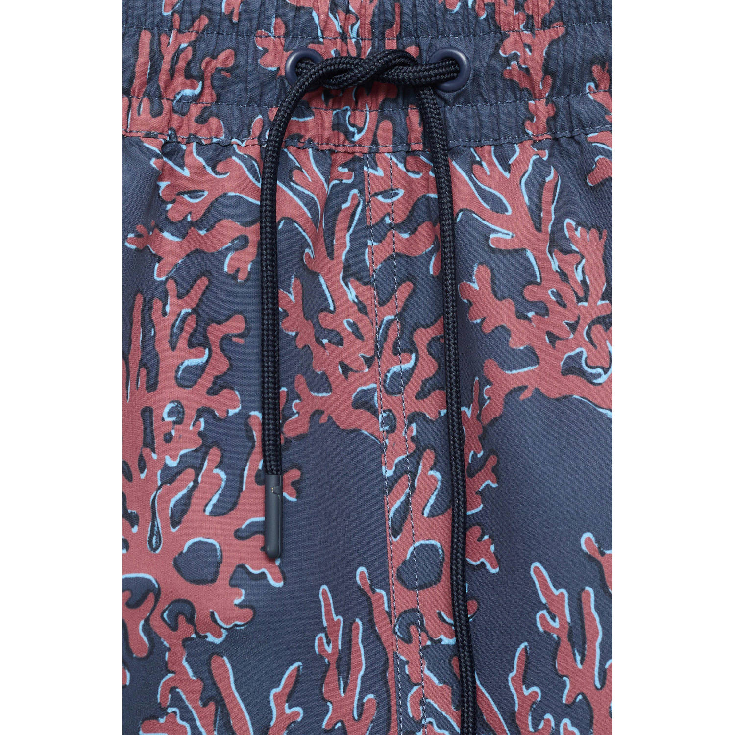 Mango Man zwemshort donkerblauw rood