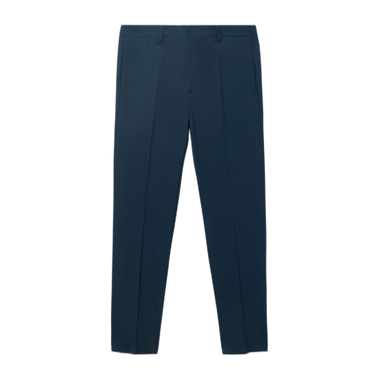 Mango Man slim pantalon donkerblauw