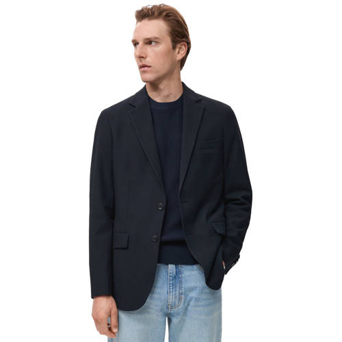 Mango Man colbert donkerblauw afbeelding