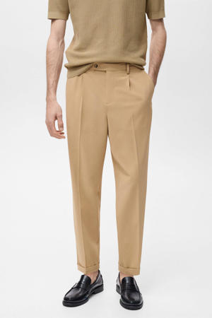 regular pantalon beige