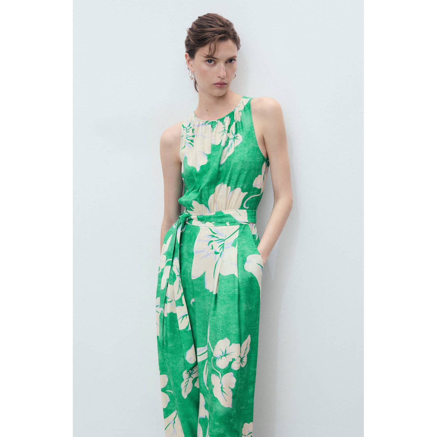 Mango groen jumpsuit