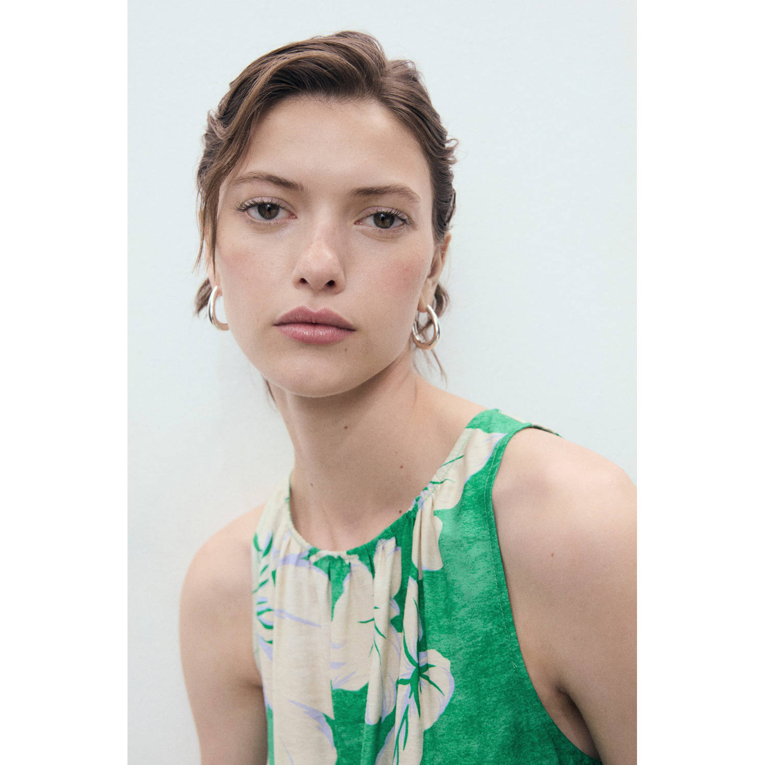 Mango groen jumpsuit