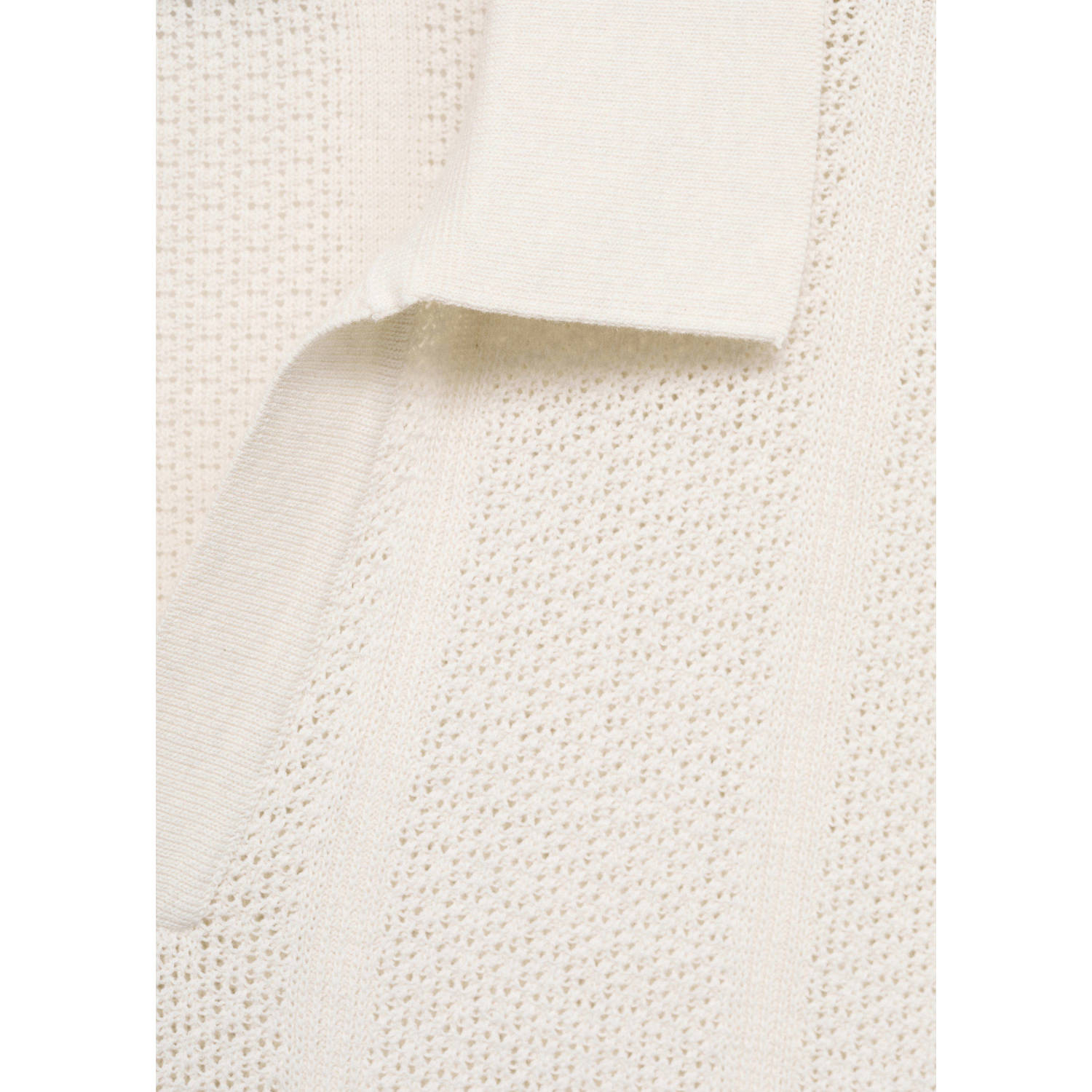 Mango Man regular polo ecru