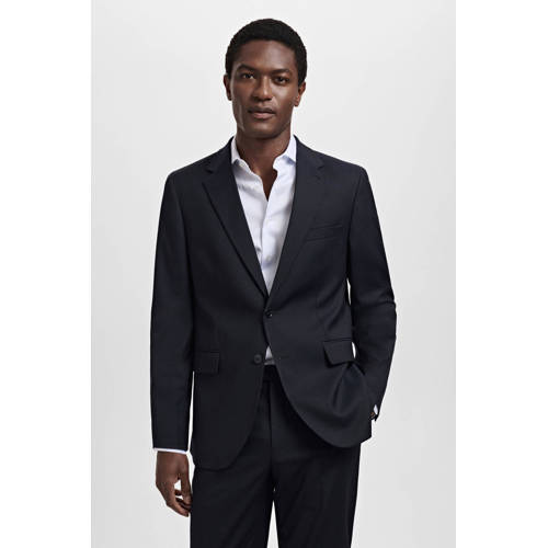 Mango Man colbert donkerblauw afbeelding