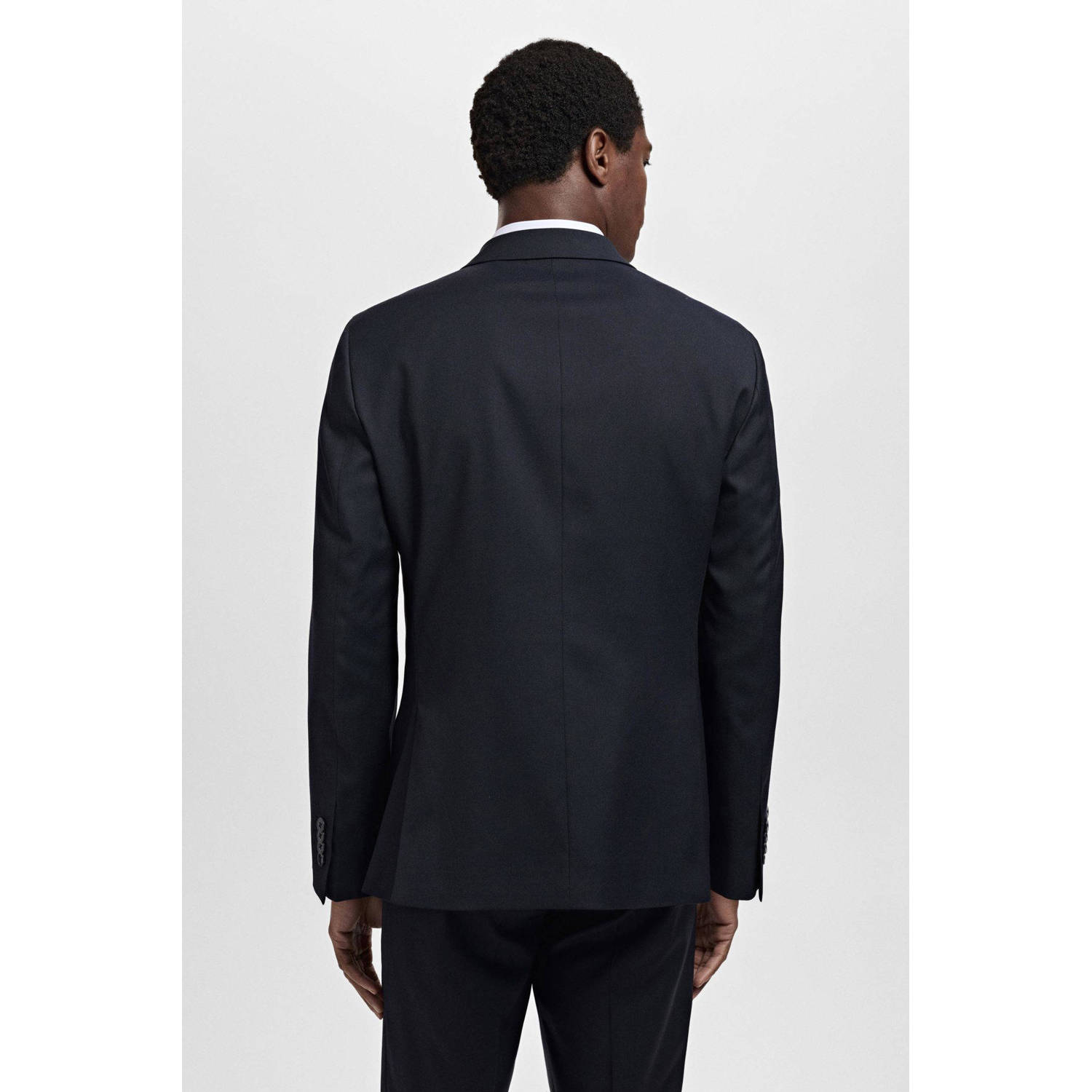 Mango Man colbert donkerblauw