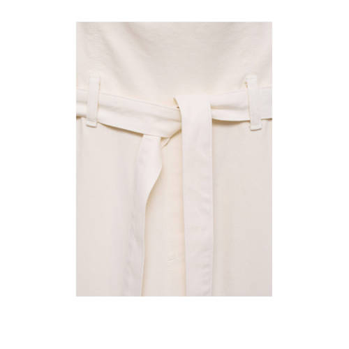 Mango denim ecru jumpsuit afbeelding