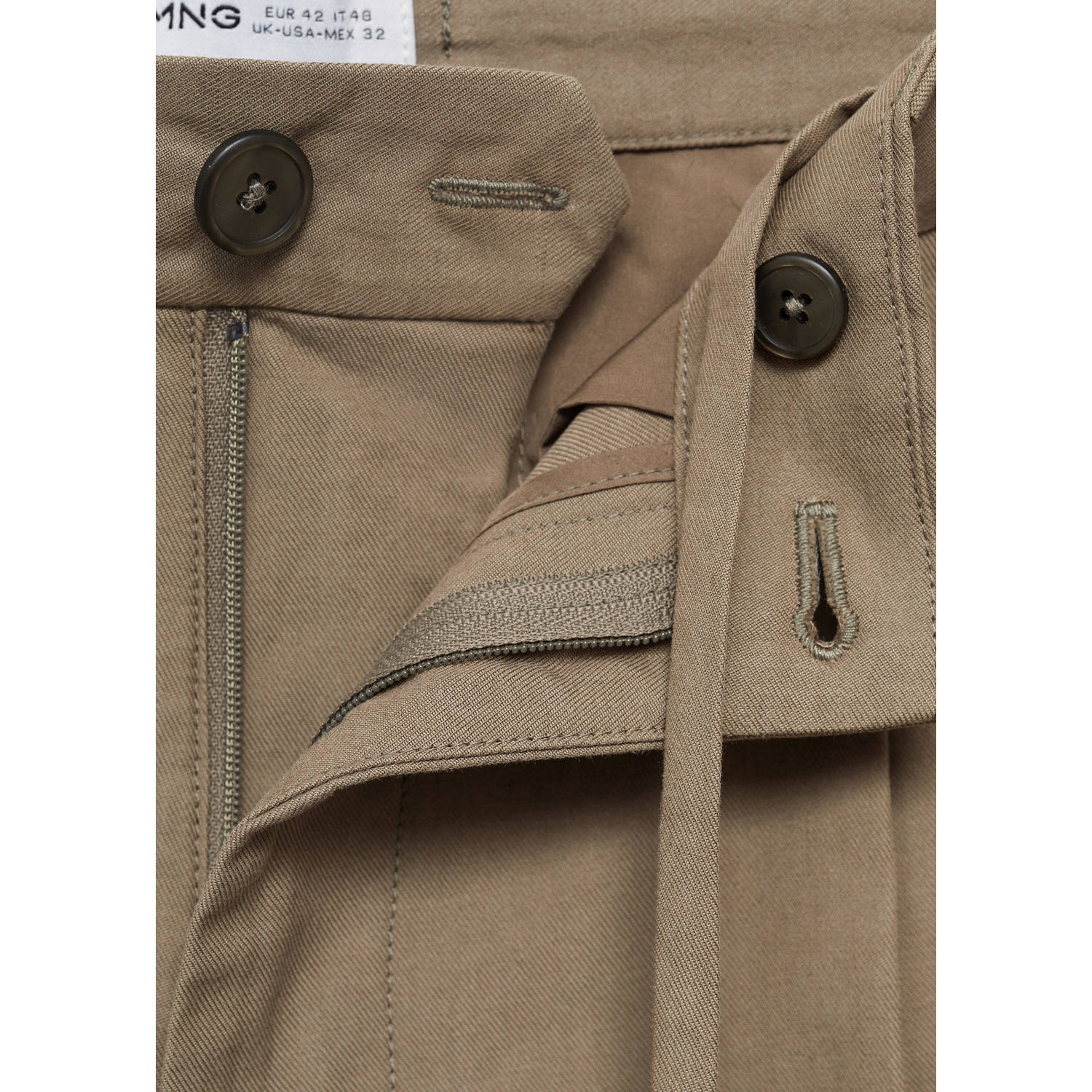 Mango Man regular chino short bruin