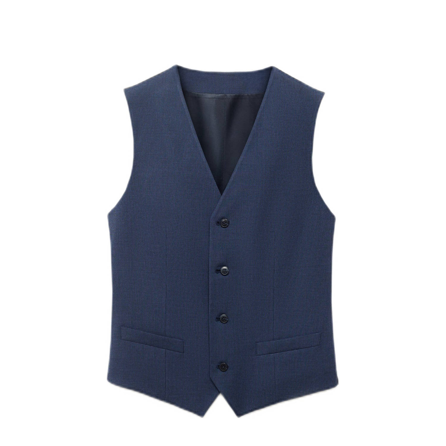 Mango Man gilet donkerblauw