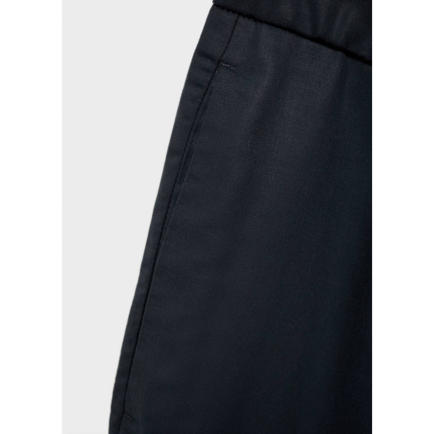 Mango Man regular casual broek donkerblauw