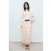 Mango maxi rok lichtroze