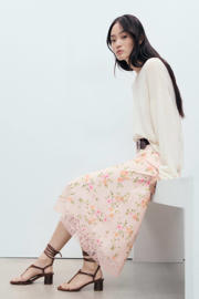 thumbnail: Mango maxi rok lichtroze