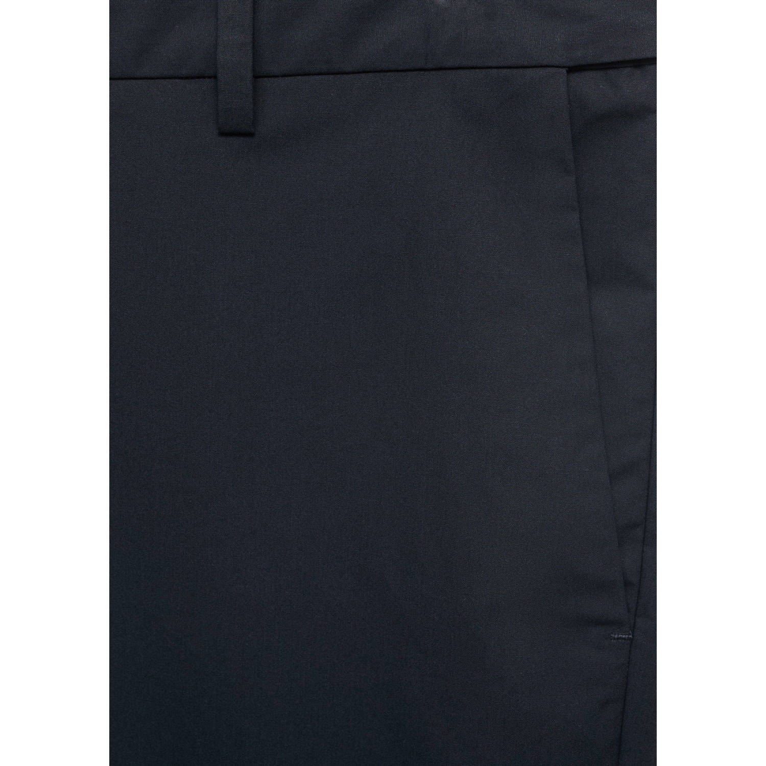 Mango Man slim casual broek donkerblauw