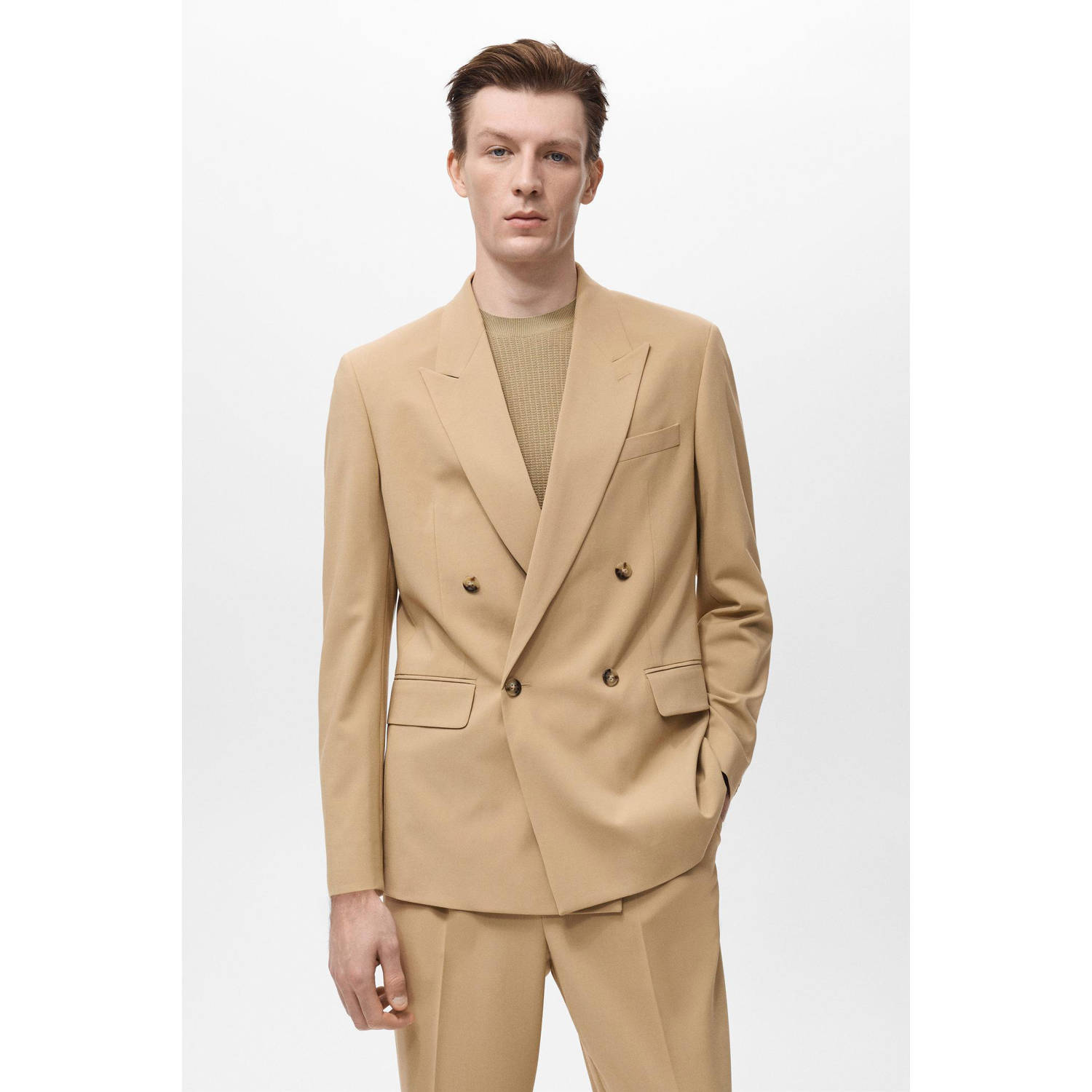 Mango Man colbert beige