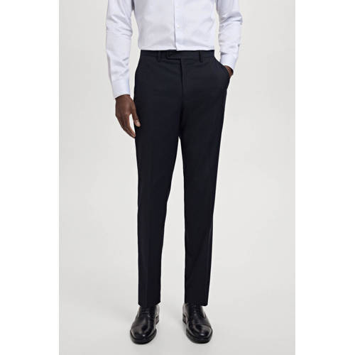Mango Man slim pantalon donkerblauw afbeelding