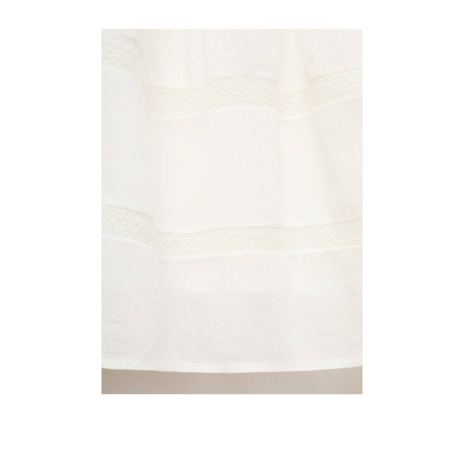 Mango midi rok ecru