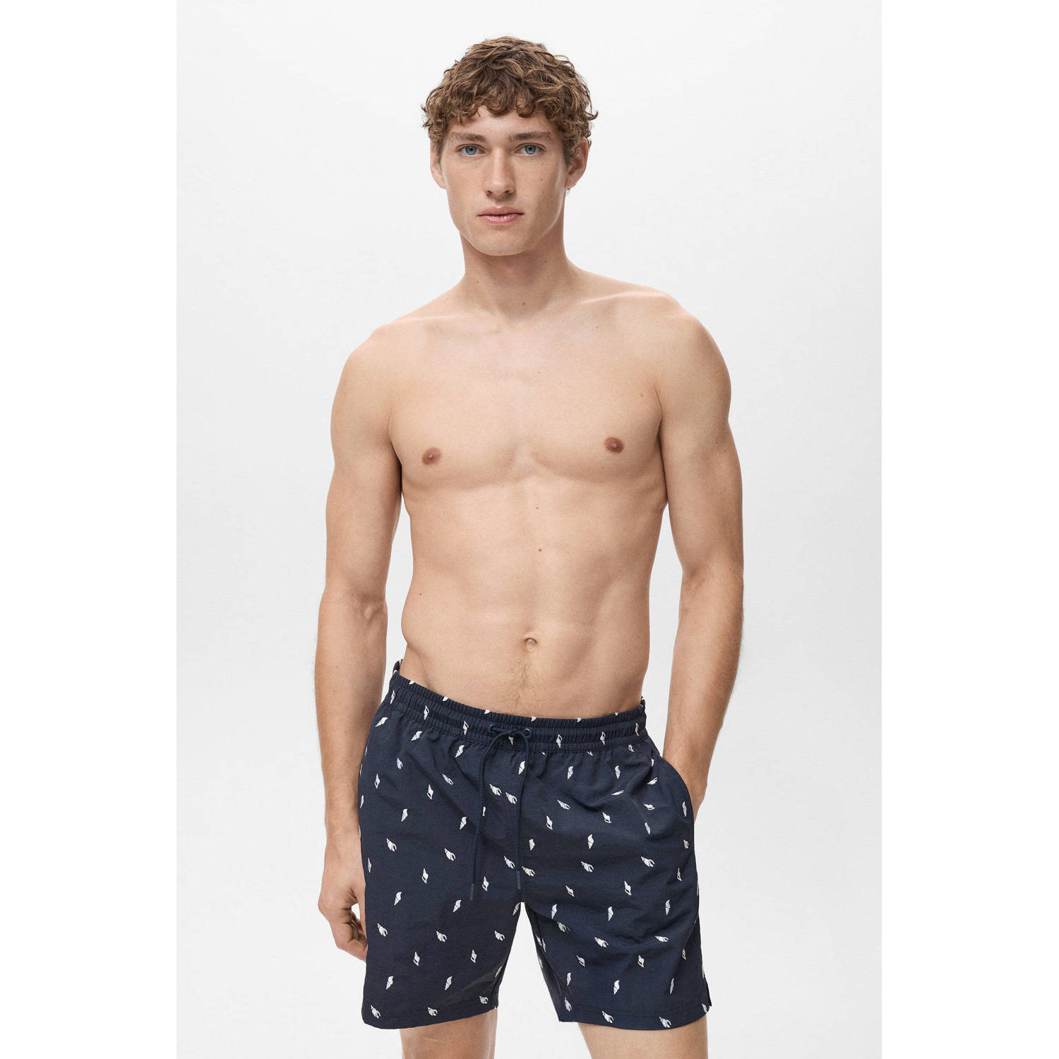 Mango Man zwemshort donkerblauw