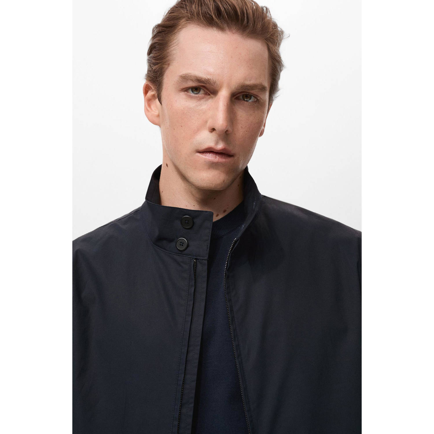 Mango Man bomberjack donkerblauw
