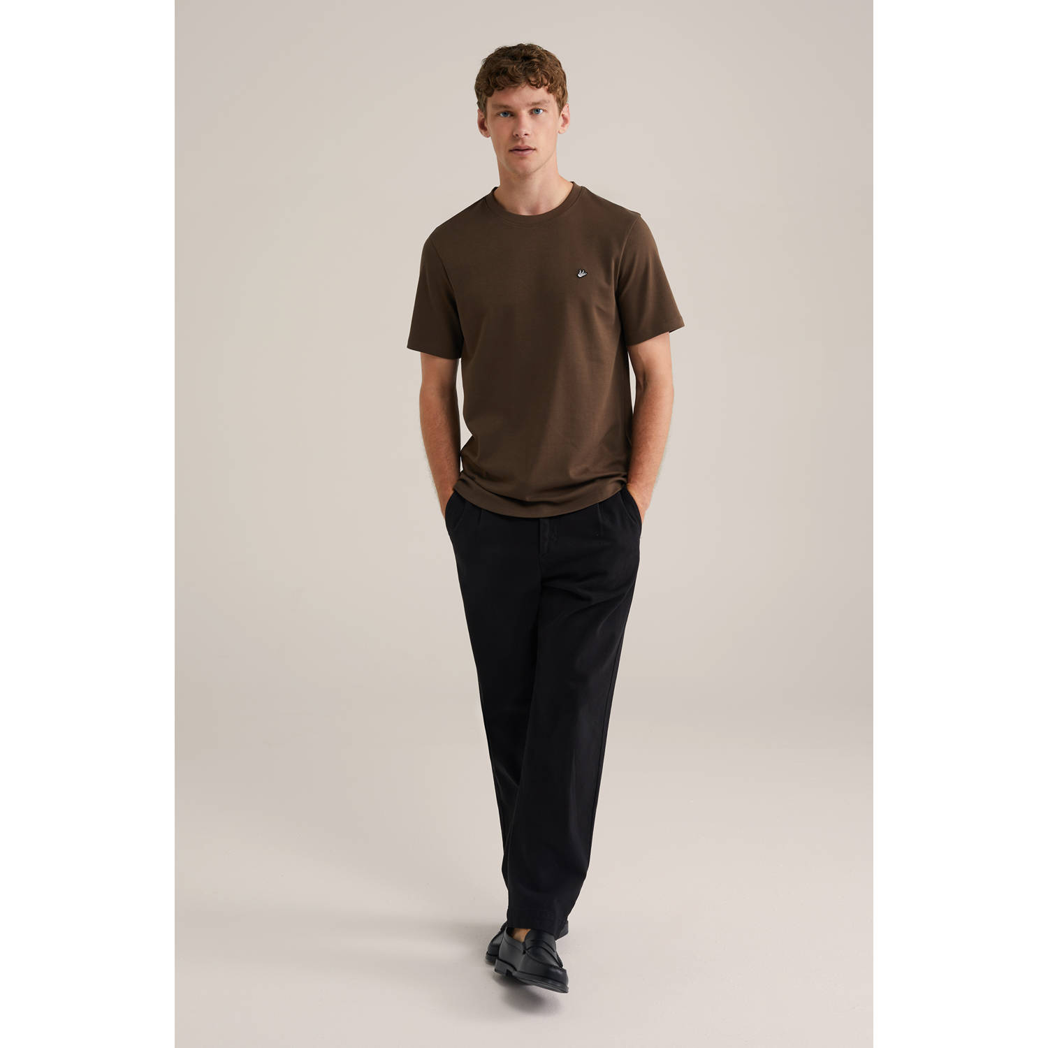 WE Fashion T-shirt bruin