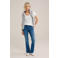WE Fashion structuur T-shirt - wit