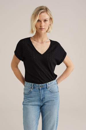 top zwart