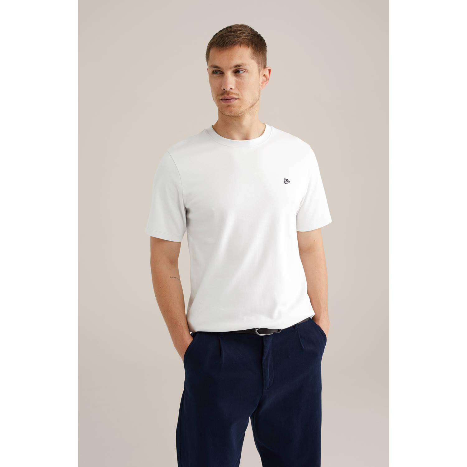 WE Fashion T-shirt lichtgrijs