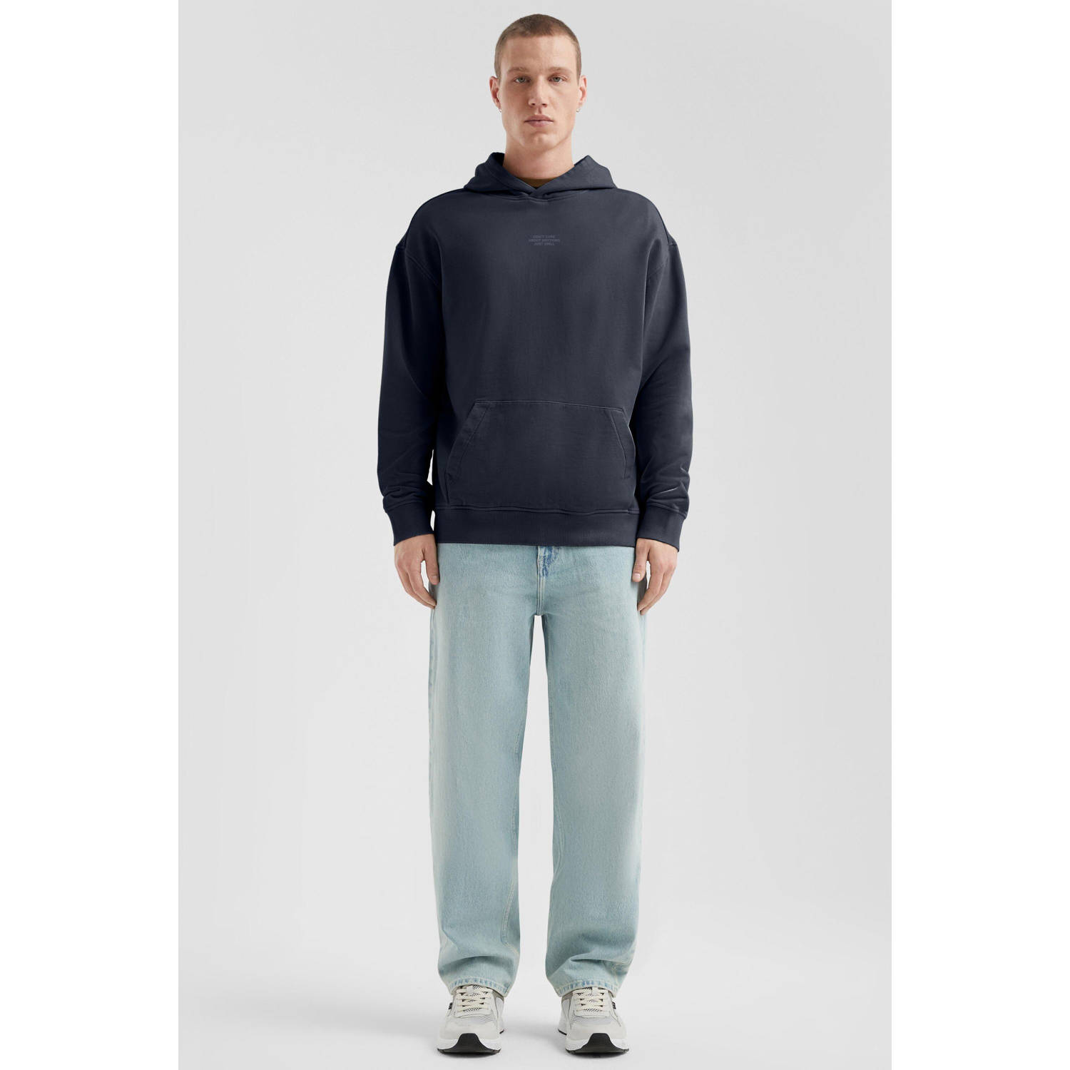 Q S by s.Oliver hoodie donkerblauw