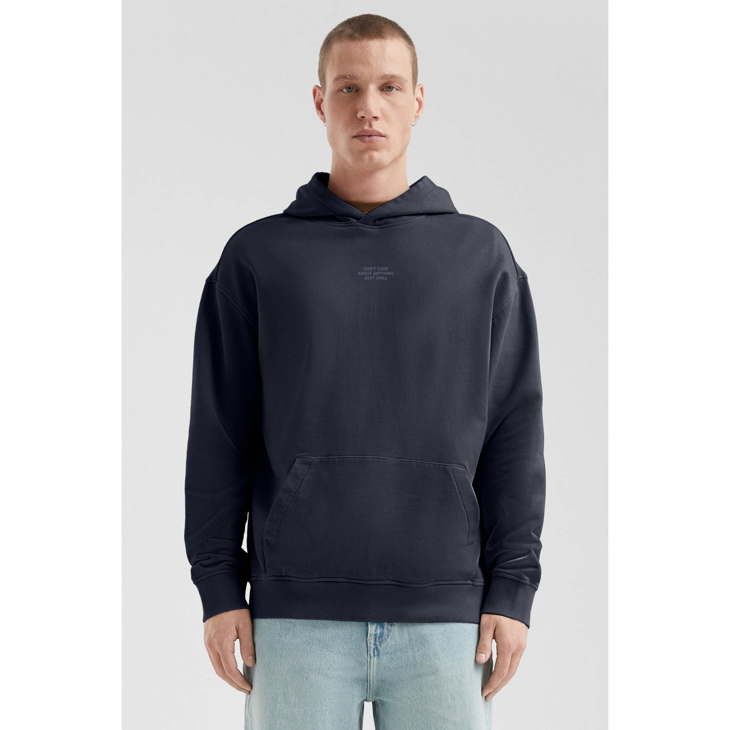 Q S by s.Oliver hoodie donkerblauw