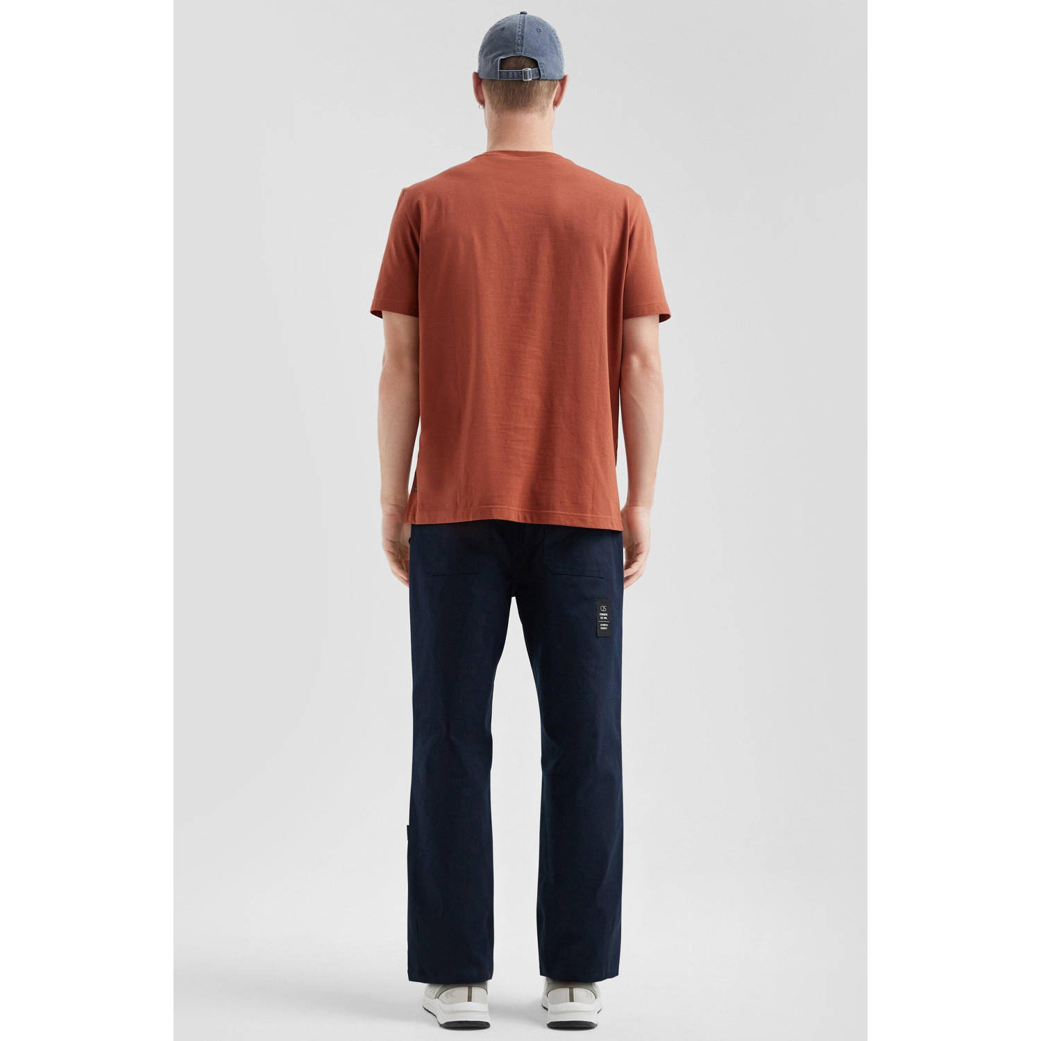 Q S by s.Oliver regular T-shirt brique