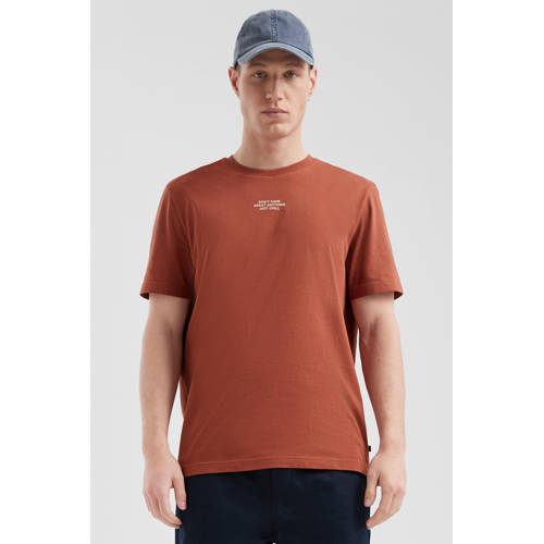 QS regular T-shirt brique afbeelding