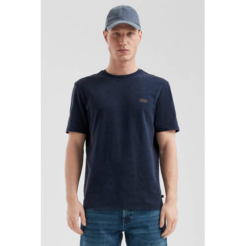 QS jersey regular T-shirt donkerblauw afbeelding