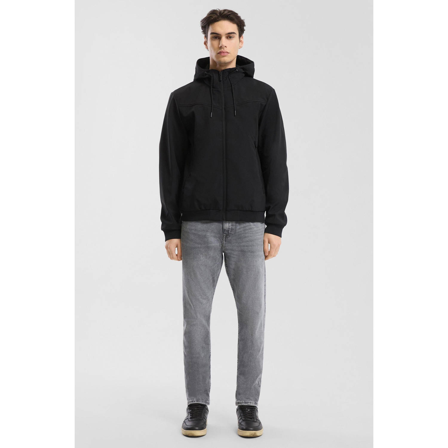 Q S by s.Oliver softshell jas zwart
