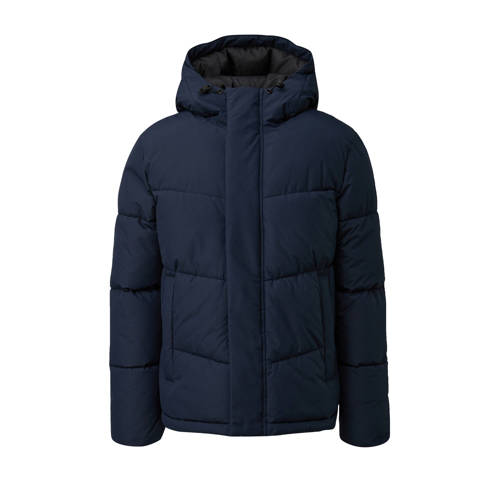QS gewatteerde jas donkerblauw afbeelding