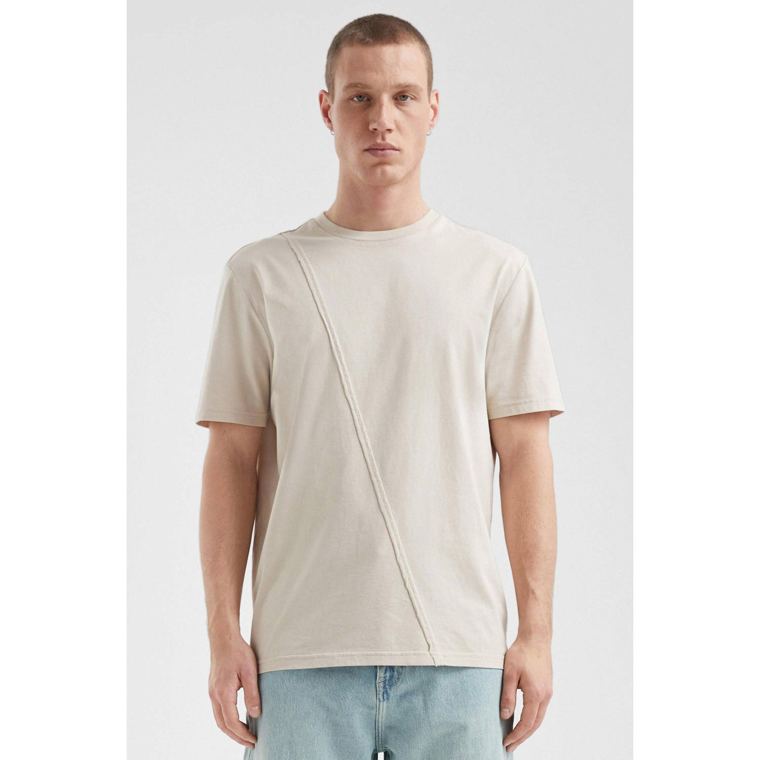 Q S by s.Oliver regular T-shirt beige