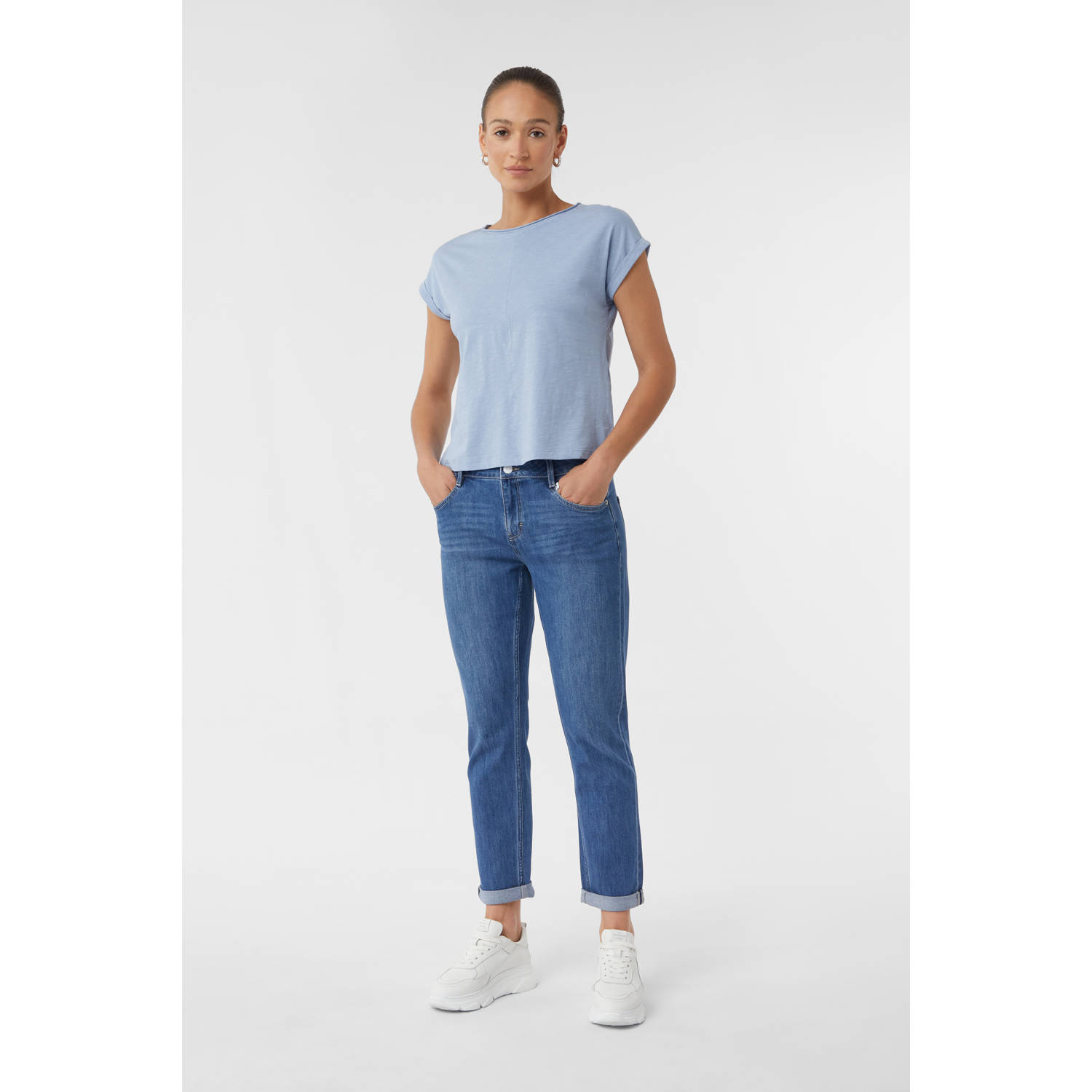 Comma casual identity top blauw