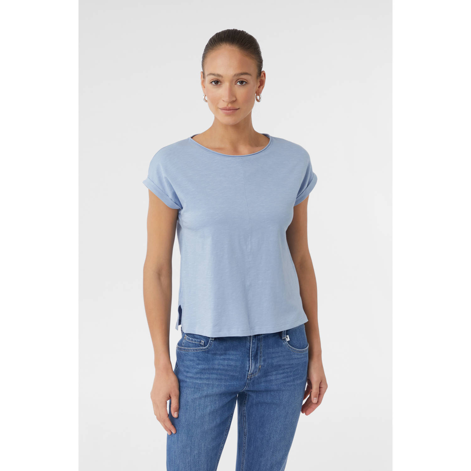 Comma casual identity top blauw