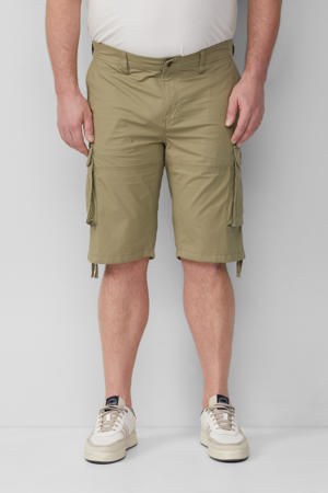 relaxed cargo short kaki