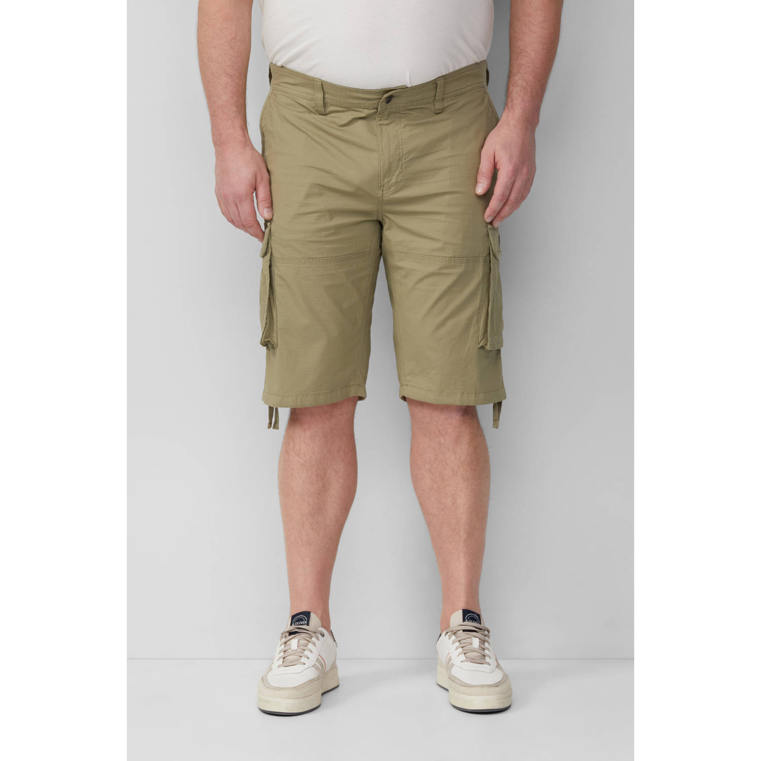 S.Oliver Big Size relaxed cargo short kaki