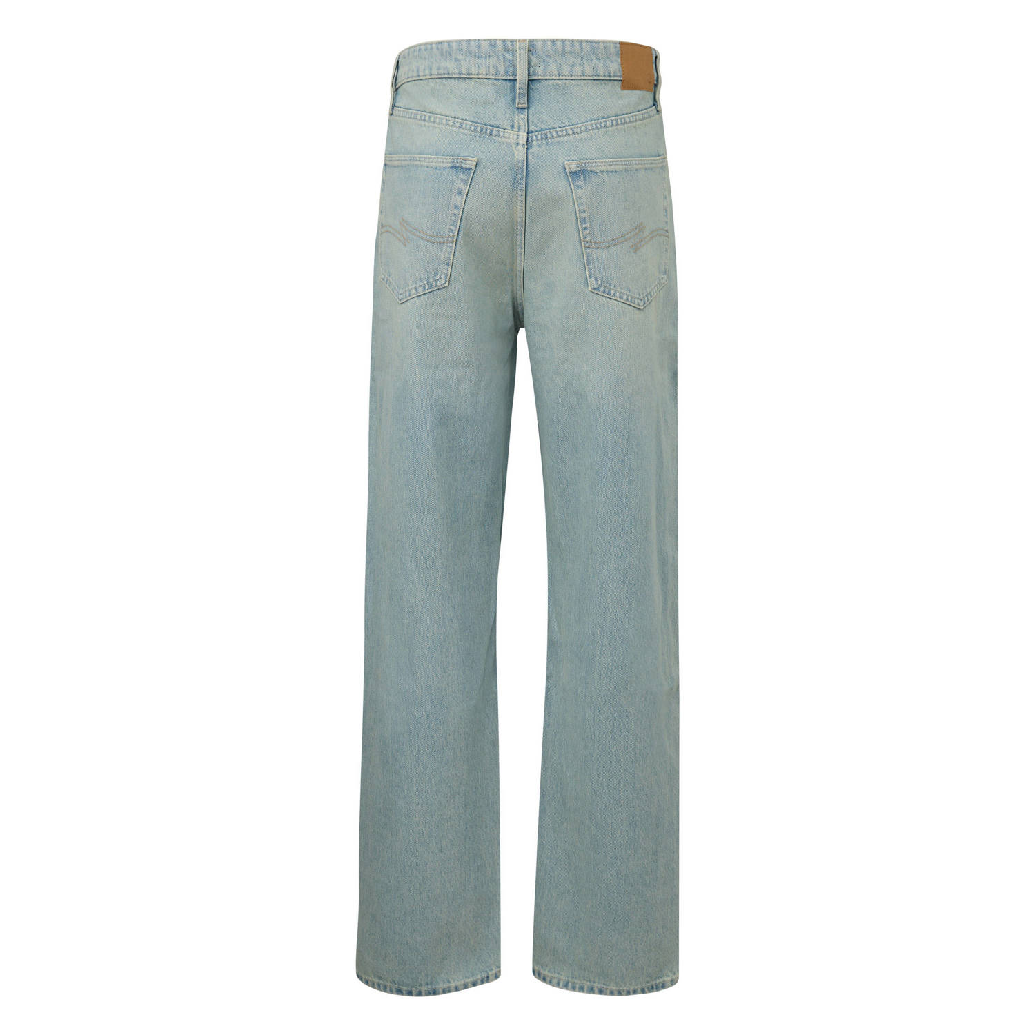 Q S by s.Oliver straight leg loose fit jeans lichtblauw