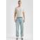 QS straight leg loose fit jeans lichtblauw