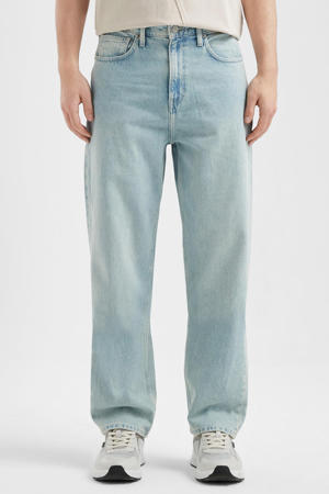 straight leg loose fit jeans lichtblauw