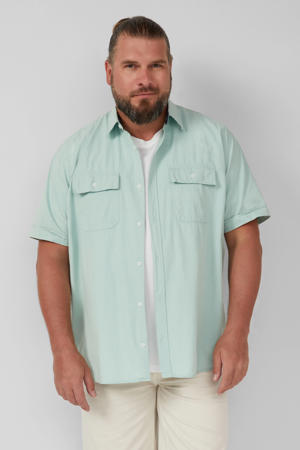 regular overhemd mintgroen