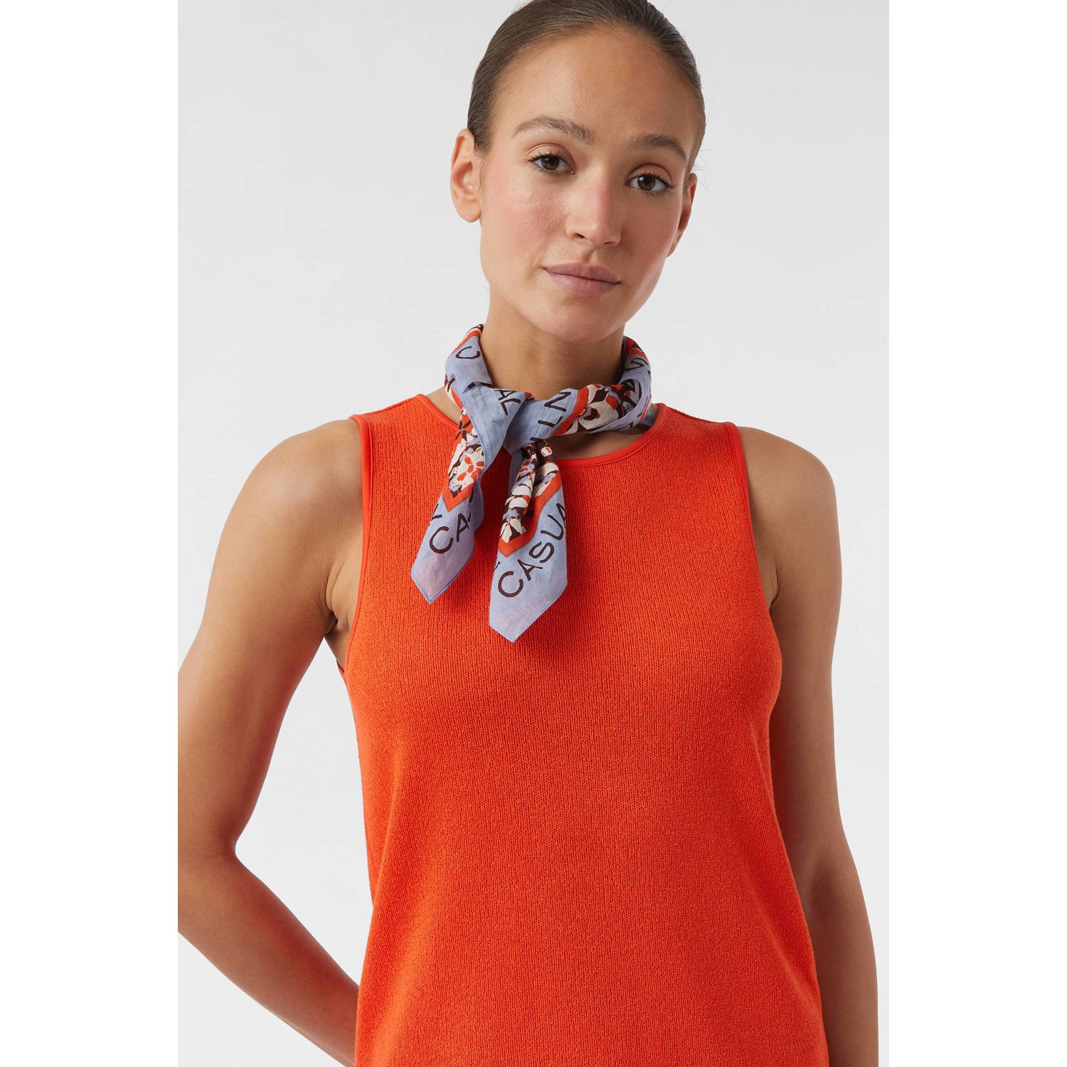 Comma casual identity top oranje