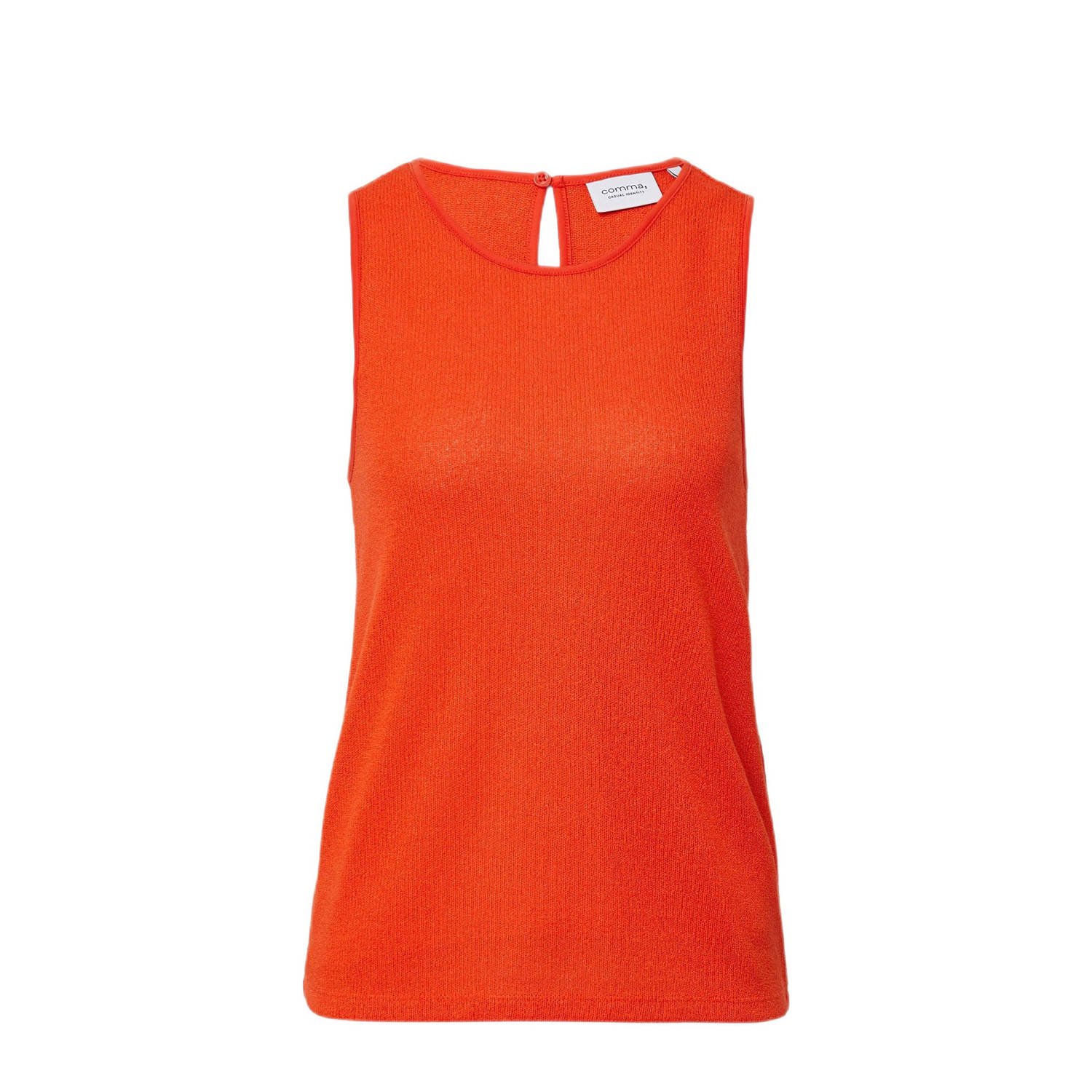 Comma casual identity top oranje
